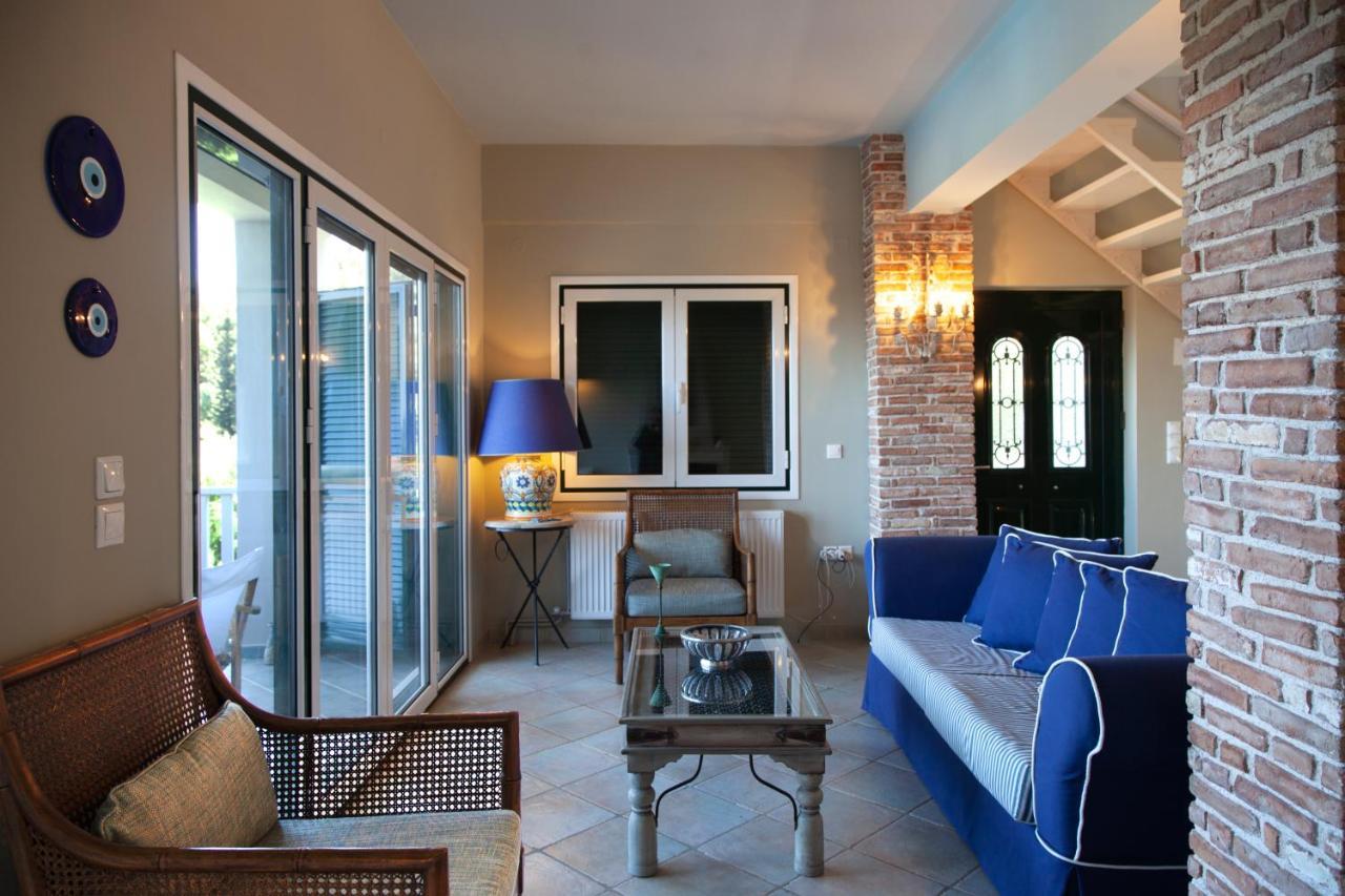 Villa Casa Azul With Private Pool Áyios Nikítas Exteriör bild